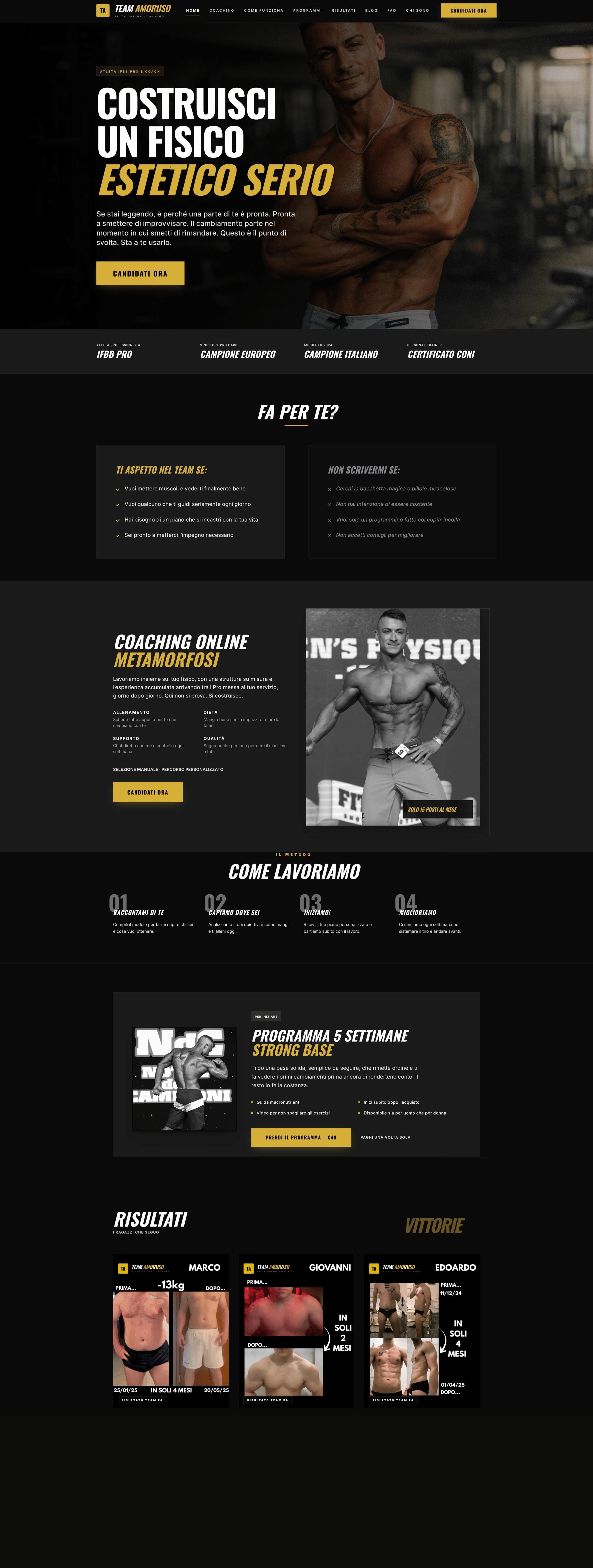 Team Amoruso: De marca personal a sistema de ventas vista escritorio